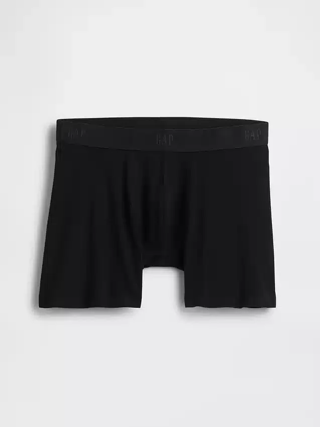 Calzoncillos bóxer de algodón orgánico elástico de 5"