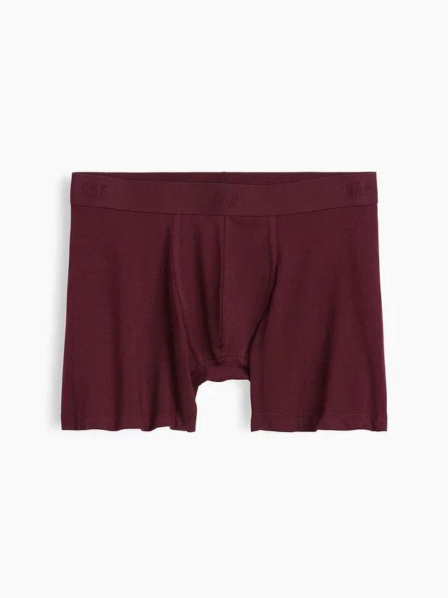 Calzoncillos bóxer de algodón orgánico elástico de 5"