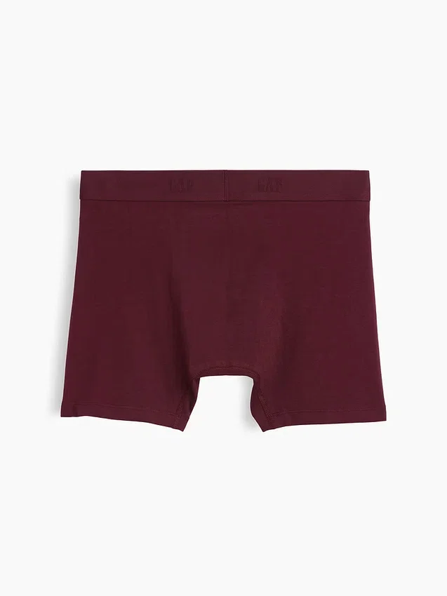 Calzoncillos bóxer de algodón orgánico elástico de 5"