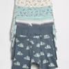 Calzoncillos bóxer de algodón orgánico elástico para niños (paquete de 5)