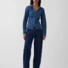 Camisa ajustada de denim