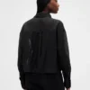 Camisa corta transparente con bajo recto
