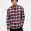 Camisa de cuadros Oxford con botones