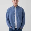 Camisa de cuadros Oxford con botones
