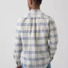 Camisa de cuadros Oxford con botones