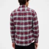 Camisa de cuadros Oxford con botones