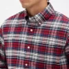 Camisa de cuadros Oxford con botones