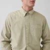 Camisa de cuadros Oxford con botones