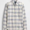 Camisa de cuadros Oxford con botones