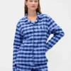Camisa de pijama de franela para adulto, la más suave