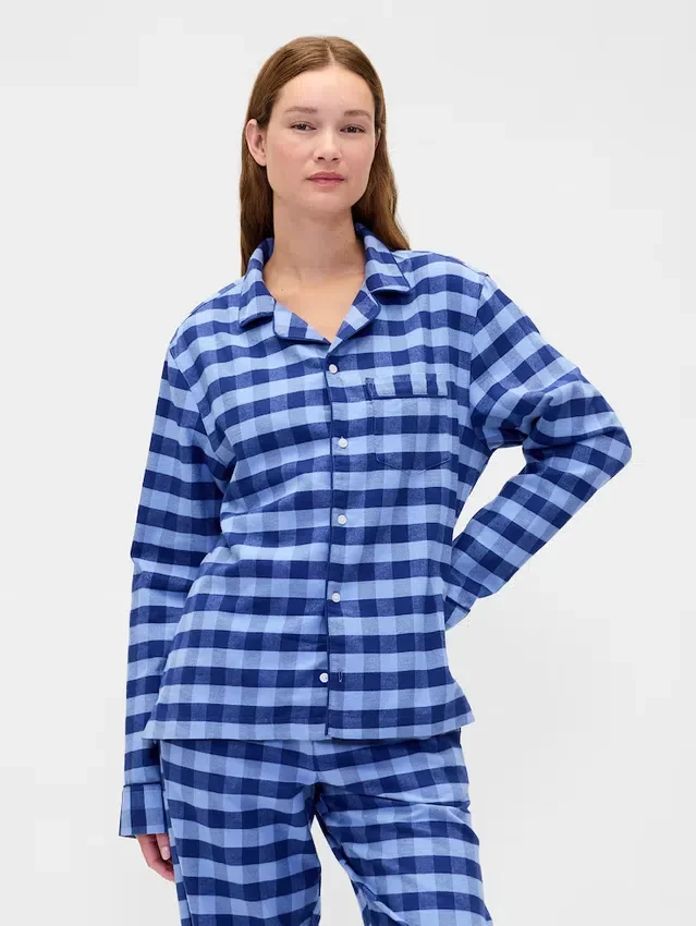 Camisa de pijama de franela para adulto, la más suave