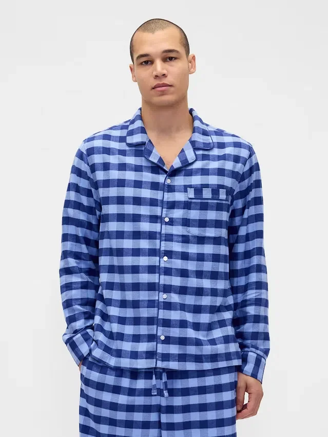 Camisa de pijama de franela para adulto, la más suave