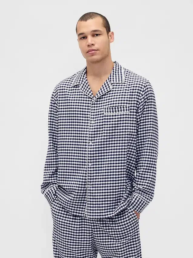 Camisa de pijama de franela para adulto, la más suave