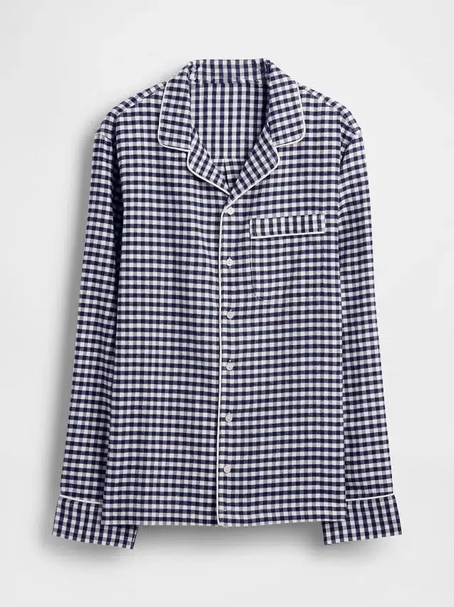 Camisa de pijama de franela para adulto, la más suave