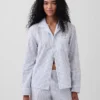 Camisa de pijama de popelín