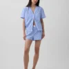 Camisa de pijama de popelín