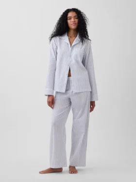 Camisa de pijama de popelín