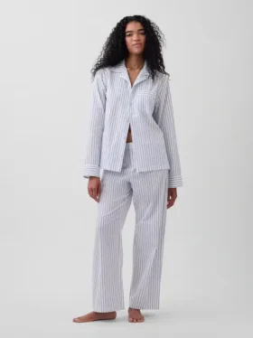 Camisa de pijama de popelín