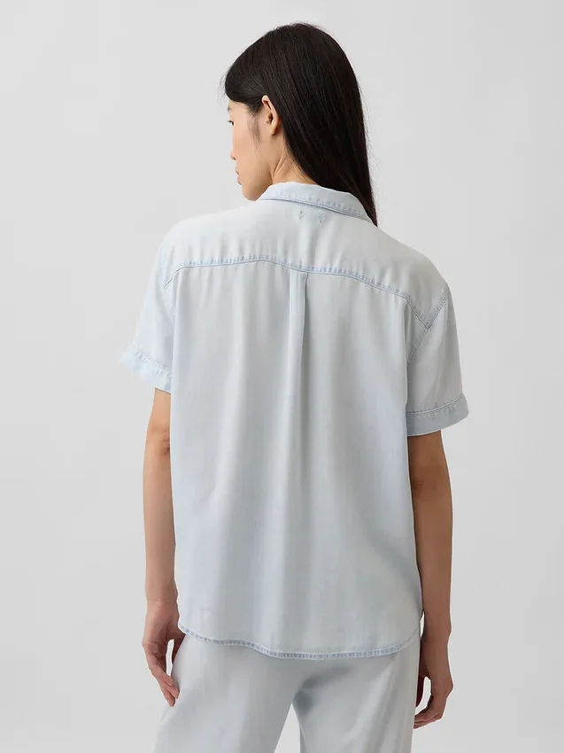 Camisa de pijama de popelín