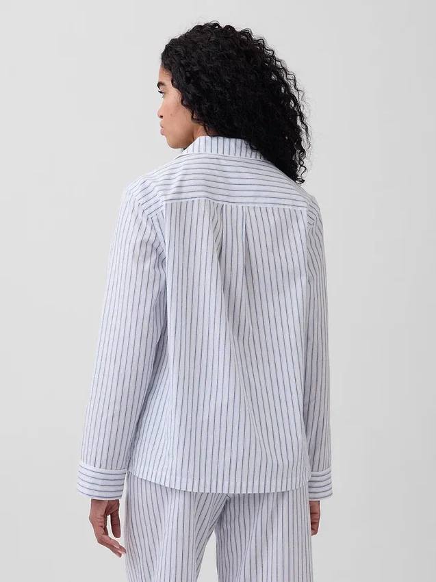 Camisa de pijama de popelín