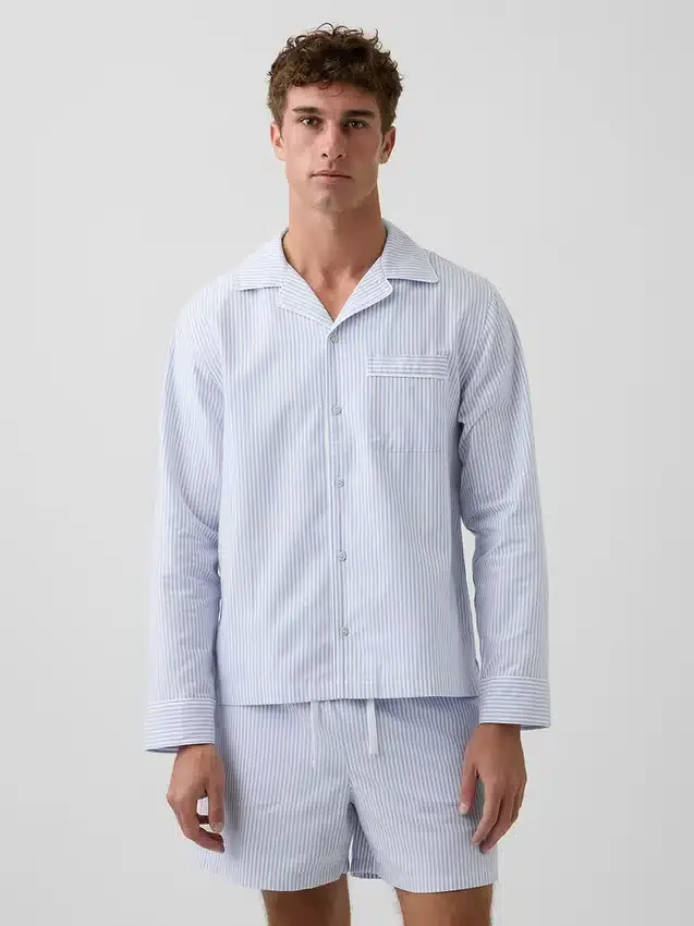 Camisa de pijama holgada