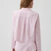 Camisa de pijama oversize corta de popelín