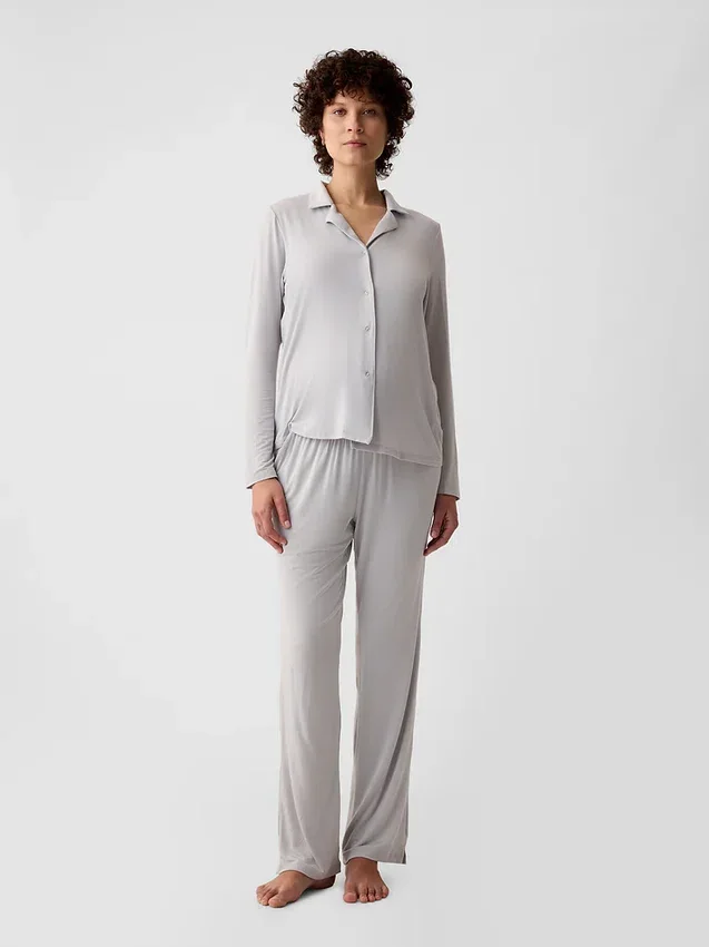 Camisa de pijama premamá de modal