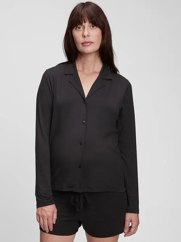 Camisa de pijama premamá de modal