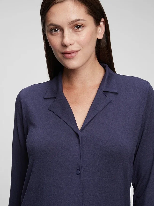 Camisa de pijama premamá de modal
