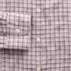 Camisa entallada de franela a cuadros