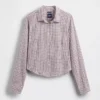 Camisa entallada de franela a cuadros
