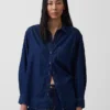 Camisa grande de vaquero