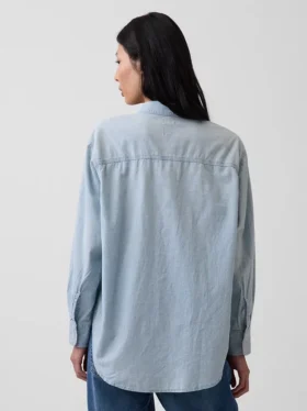 Camisa grande de vaquero