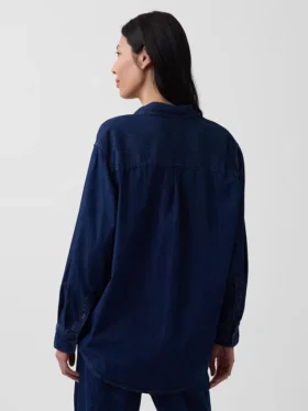 Camisa grande de vaquero