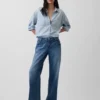 Camisa grande de vaquero