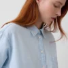 Camisa grande de vaquero