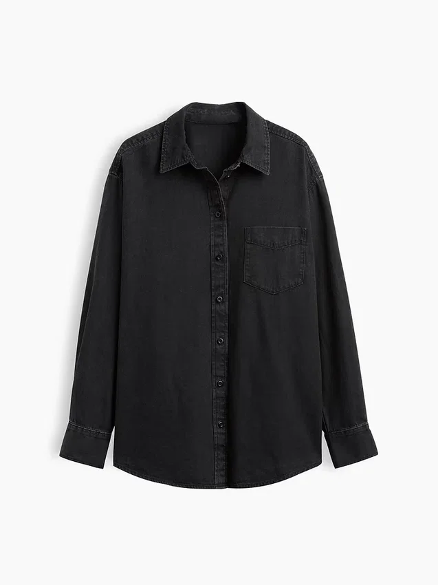 Camisa grande de vaquero