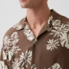 Camisa holgada con cuello camp