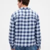 Camisa holgada de franela de algodón orgánico