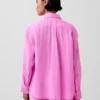 Camisa oversize 100 % lino