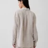 Camisa oversize 100 % lino