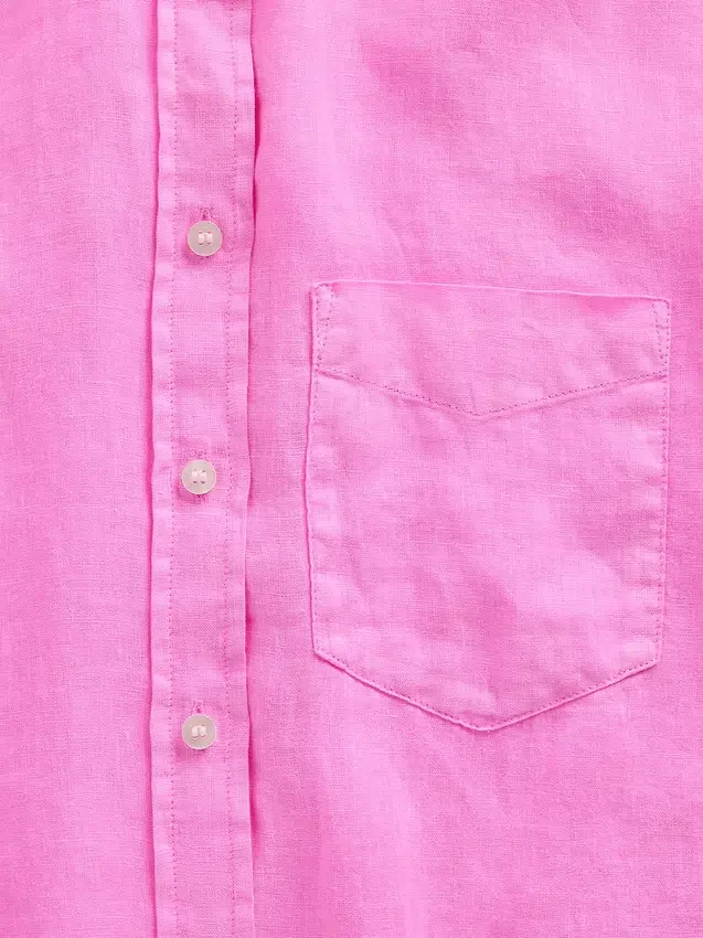 Camisa oversize 100 % lino