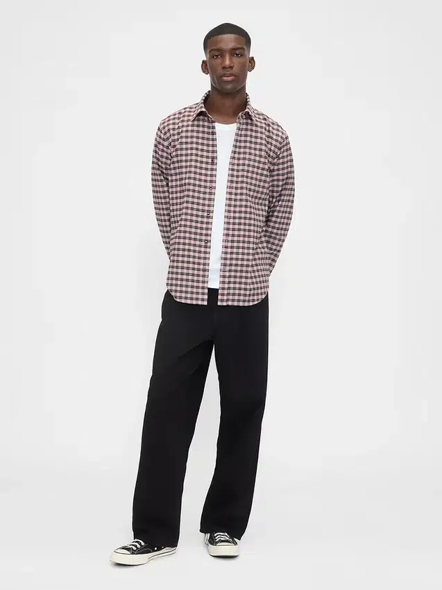Camisa Oxford con botones