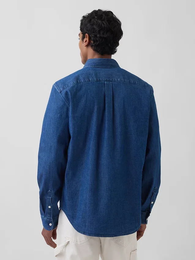Camisa vaquera con bolsillos