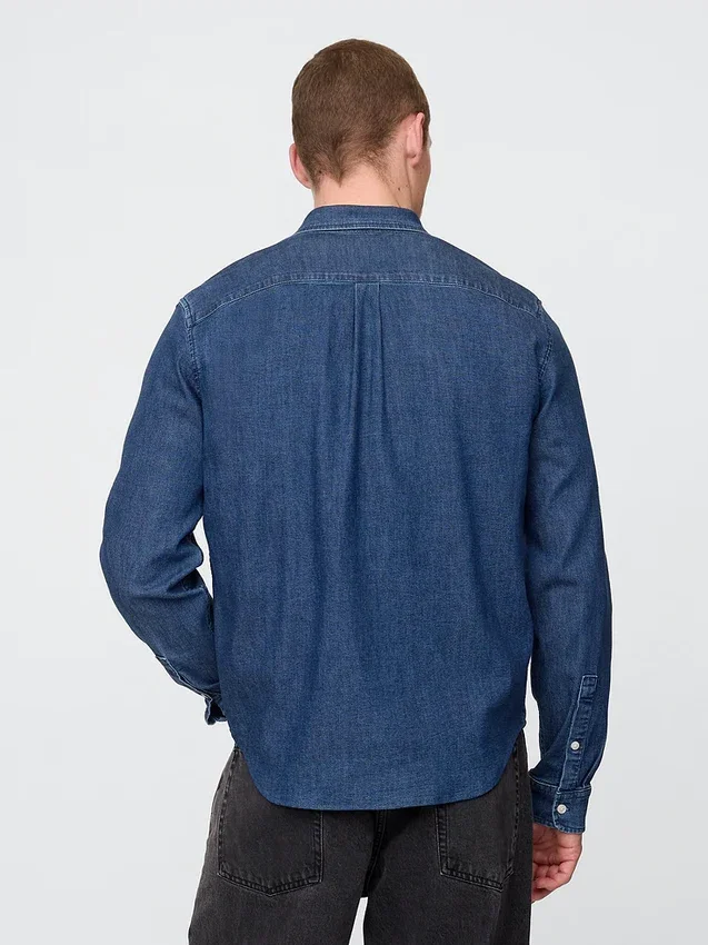 Camisa vaquera con bolsillos