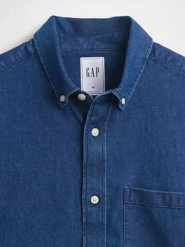 Camisa vaquera con bolsillos