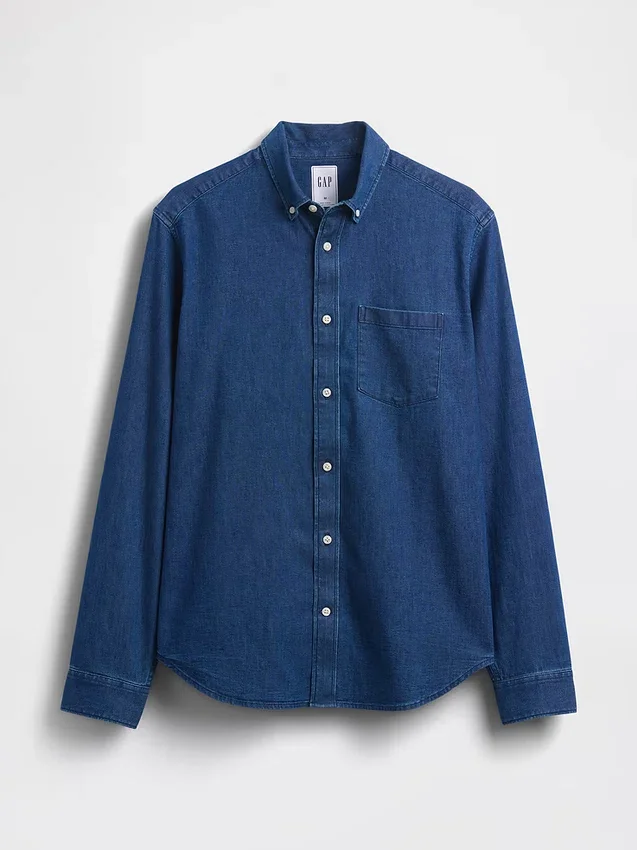 Camisa vaquera con bolsillos