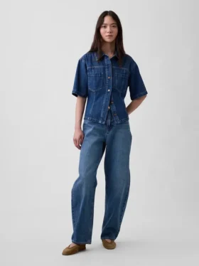 Camisa vaquera con bolsillos ultrasuave