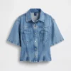 Camisa vaquera con bolsillos ultrasuave