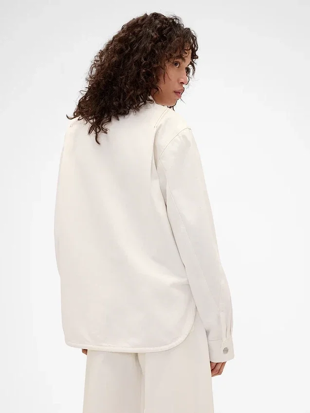 Camisa vaquera con cremallera GAP × Victoria Beckham